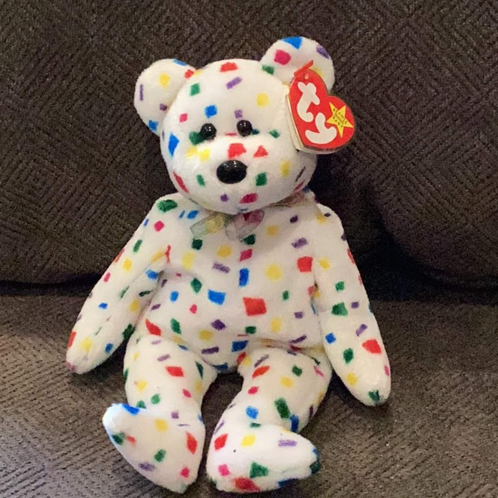 Ty 2K Bear Beanie Baby Collectible 1999 💜 BOGO